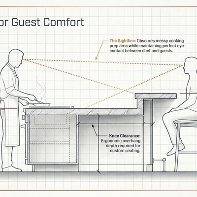 Counter Height vs Bar Height in Austin: 36 Inches, 42 Inches, and the Sightline